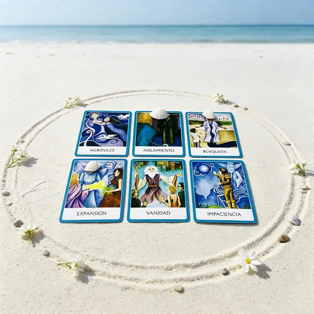 Oráculo De Los Chakras Carte Oracolo Versione Spagnola 49 Carte Divinazione Mazzo di Tarocchi Meditazione Guida Spirituale Gioco di Carte — image 5
