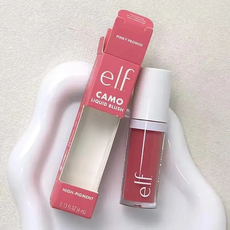 Nová tekutá tvářenka značky Elf Liquid Blush Trvalá hydratační vyplňující tváře Makeup Pudr na tvářenku Opravná tyčinka Snadno barvitelná kosmetika — image 18