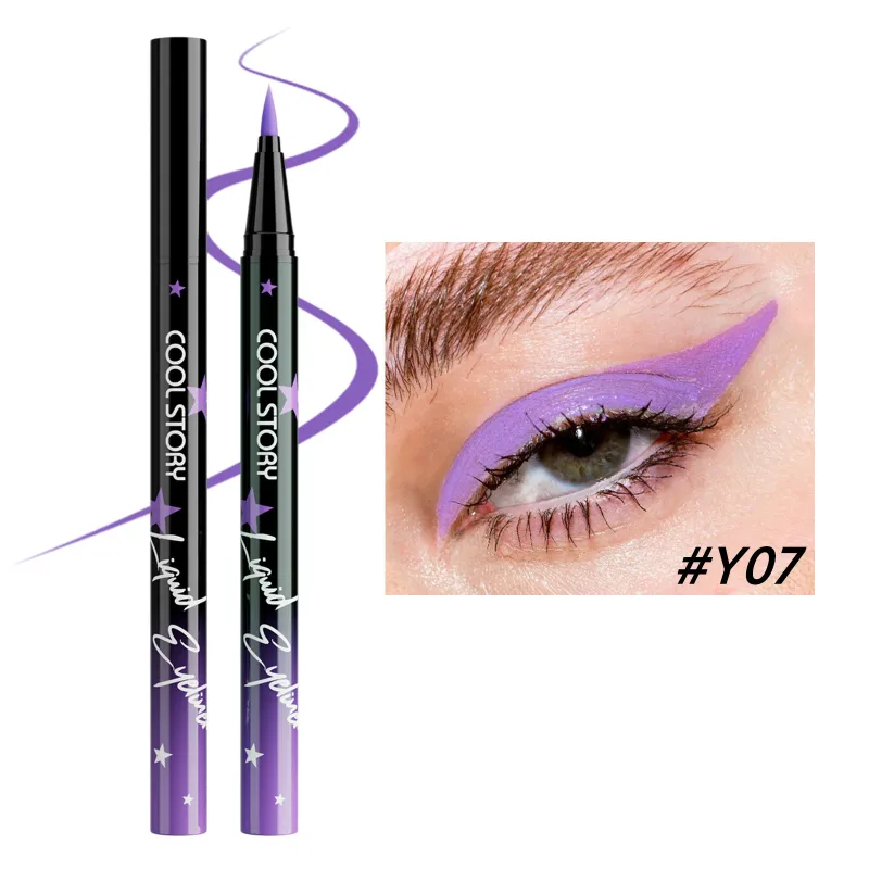 Rot, weiß, schwarz, wasserfester Eyeliner-Stift, untrafeiner flüssiger Eyeliner-Stift, schnell trocknend, langlebig, nicht verschmierend, Make-up-Kosmetik — image 17