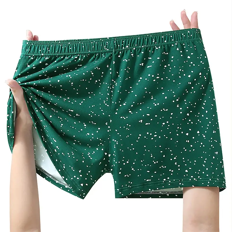 5PCS New Style Men Panties Men's Polka Dot Aro Pants with Flat Corners Soft Skin Friendly Fat Pants Breathable Men Underwear — image 11