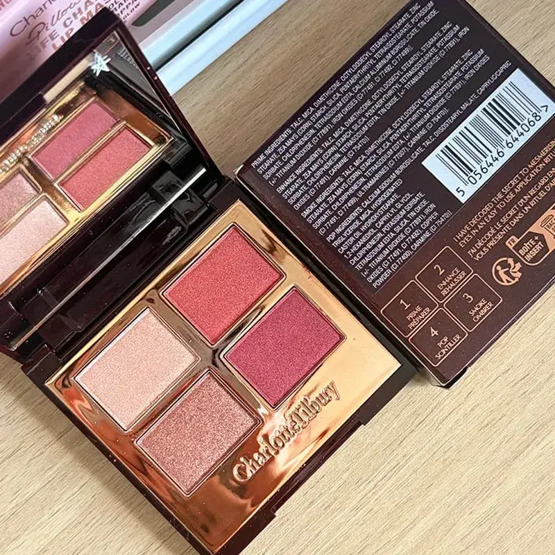 Make-up-Sets CT Lippenstift Light Pink Medium Pink Plumps Gloss Lip Tint Herzförmige zweifarbige Blush Lip Liner Lidschatten-Palette — image 19