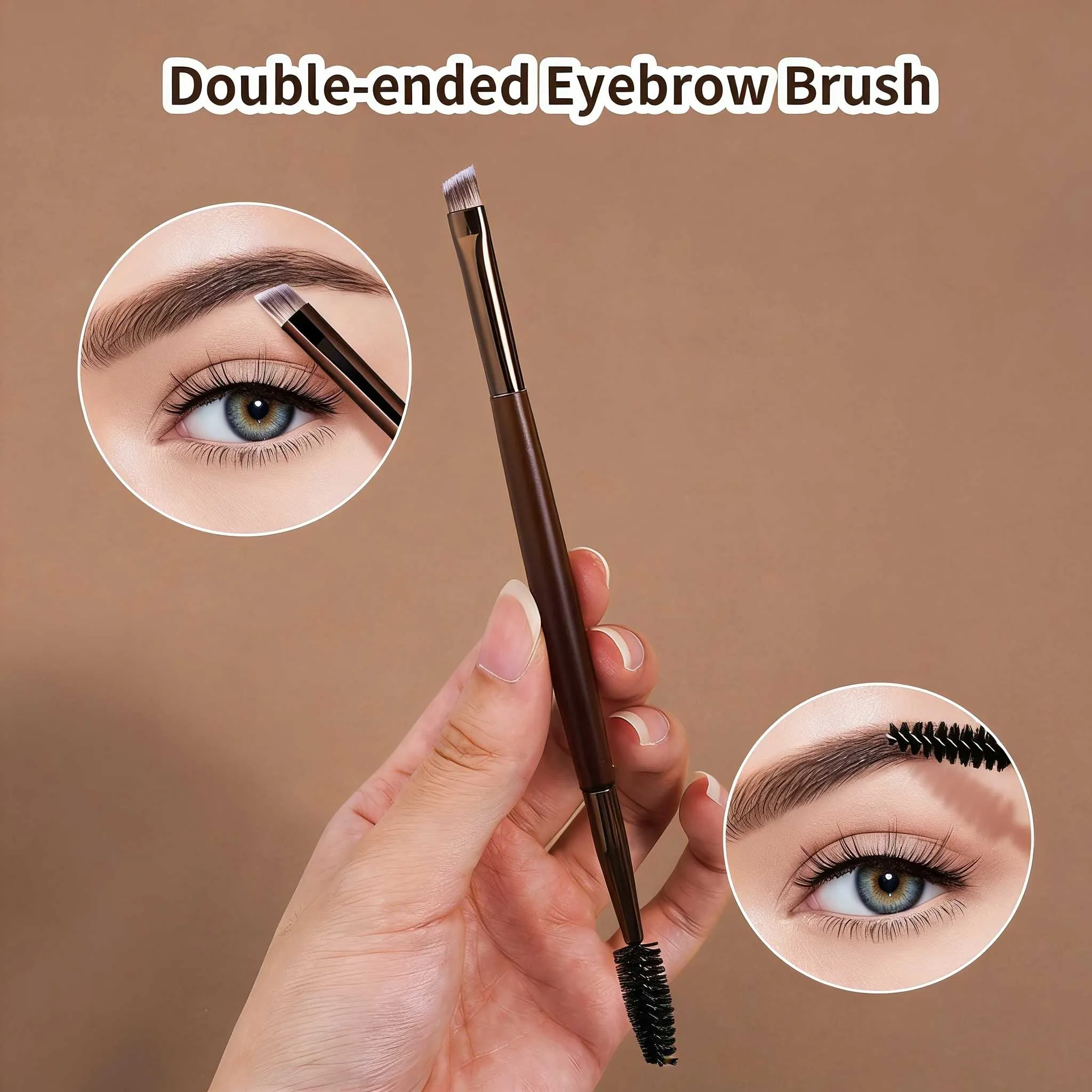Multifunctionele oogmake-upborstelset Professionele oogschaduwmenging Concealer Wenkbrauw-eyelinerborstels Cosmetische schoonheidsmake-up — image 4