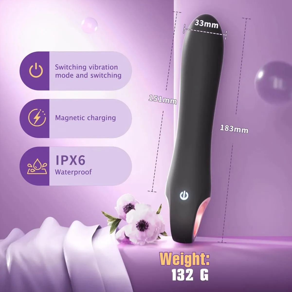 Potente Orgasmo Veloce G Spot Vibratore per Le Donne Tettarelle da biberon Stimolatore del Clitoride Dildo Della Vagina Massaggiatore Giocattoli Del Sesso Femminile per Adulti Merci — image 5