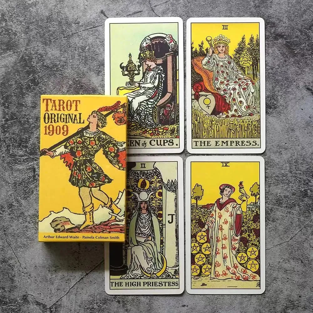 The Rider Waite Smith 1909 Tarot Cards Oracle Deck for Beginners English Spanish Classic Divination Edition Play Game — image 4