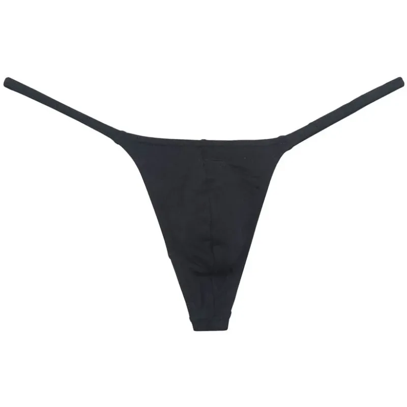 Männer Modal String Tanga Unterwäsche Männlich Minimale Abdeckung Hipster T-back Jock Strap — image 15