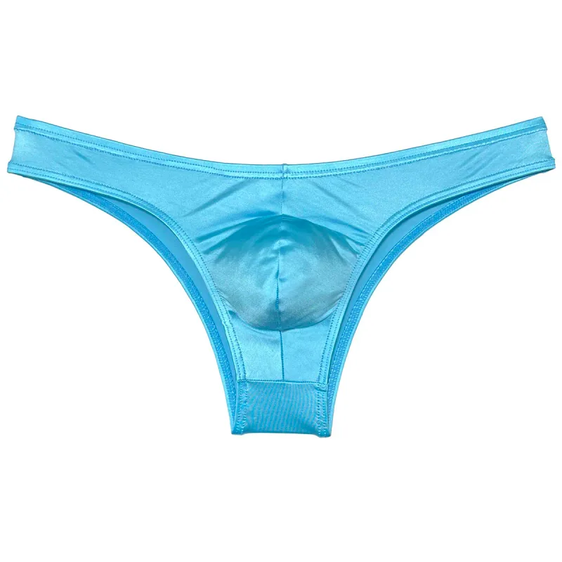 Silky Smooth Bikini Briefs Men's Enhance Pouch Micro Underwear Slip Sexy Beach Briefs Breathable Sissy Panties Pool — image 36
