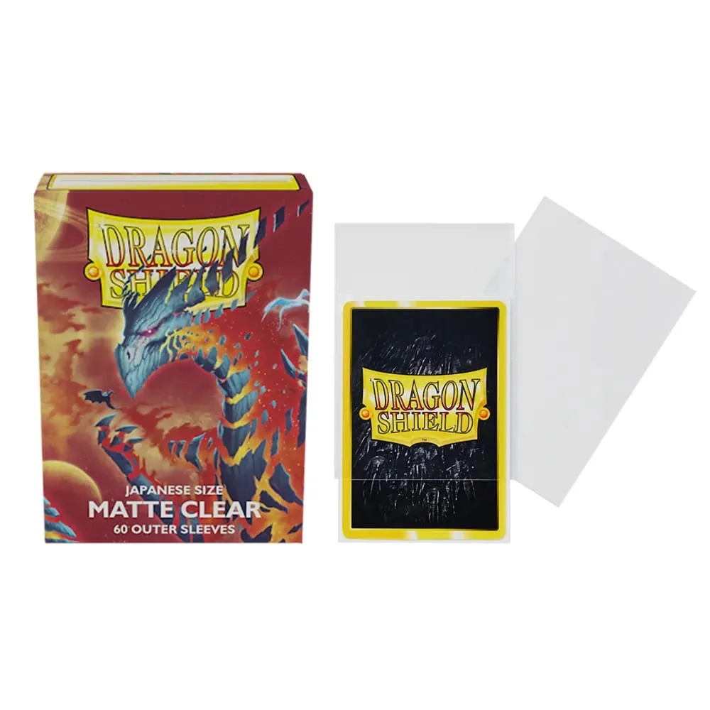 60 ชิ้น/กล่อง Matte CLEAR ญี่ปุ่นขนาด Dragon SHIELD การ์ดใช้สำหรับ YGO การ์ดเกมที่สมบูรณ์แบบสำหรับ YGO เกมการ์ด — image 1