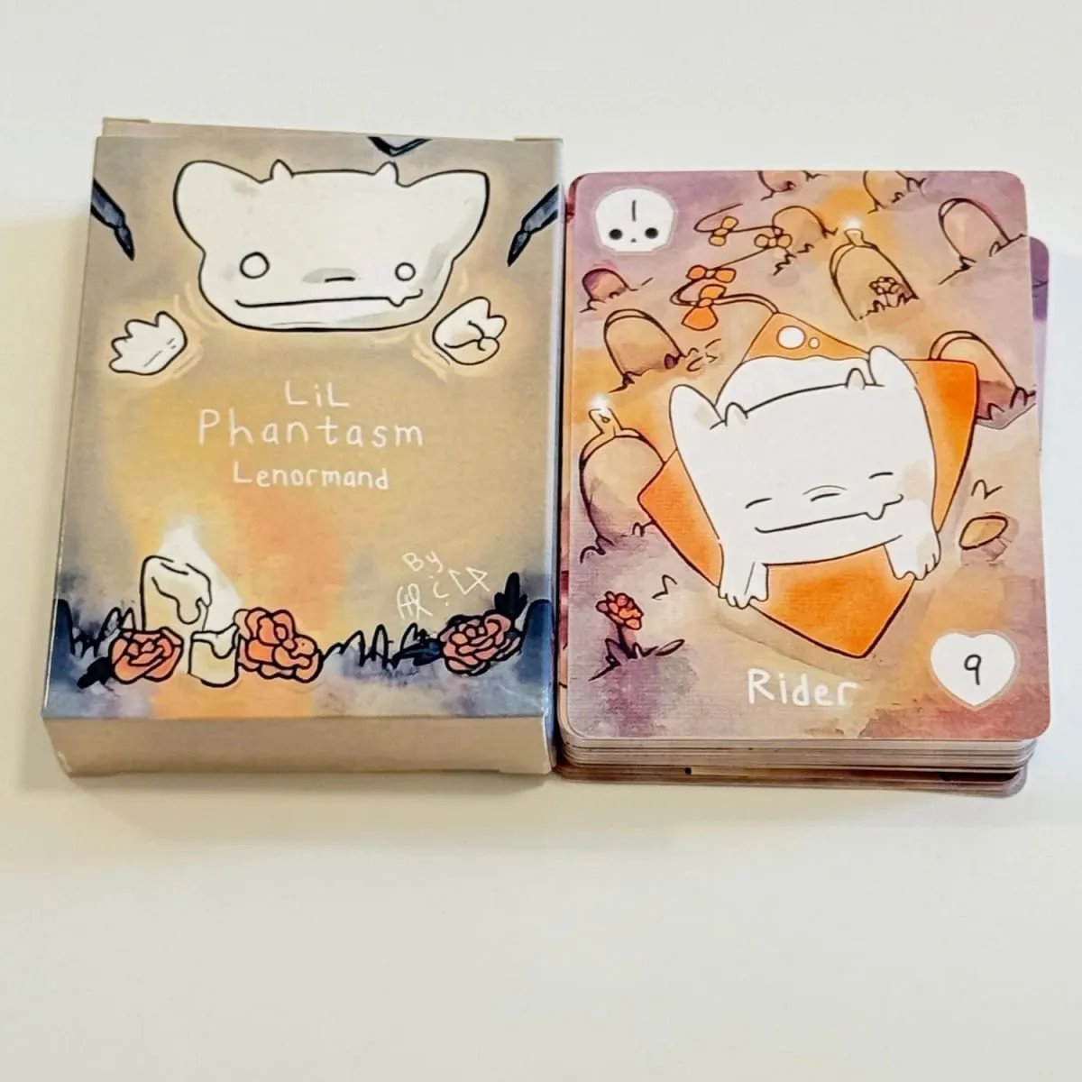 38 قطعة من بطاقات سلسلة Lenormand-Lil Phantasm Lenormand Oracle Deck بطاقات الطاولة الإنجليزية للحفلات الإدراك المسبق والعرافة — image 1