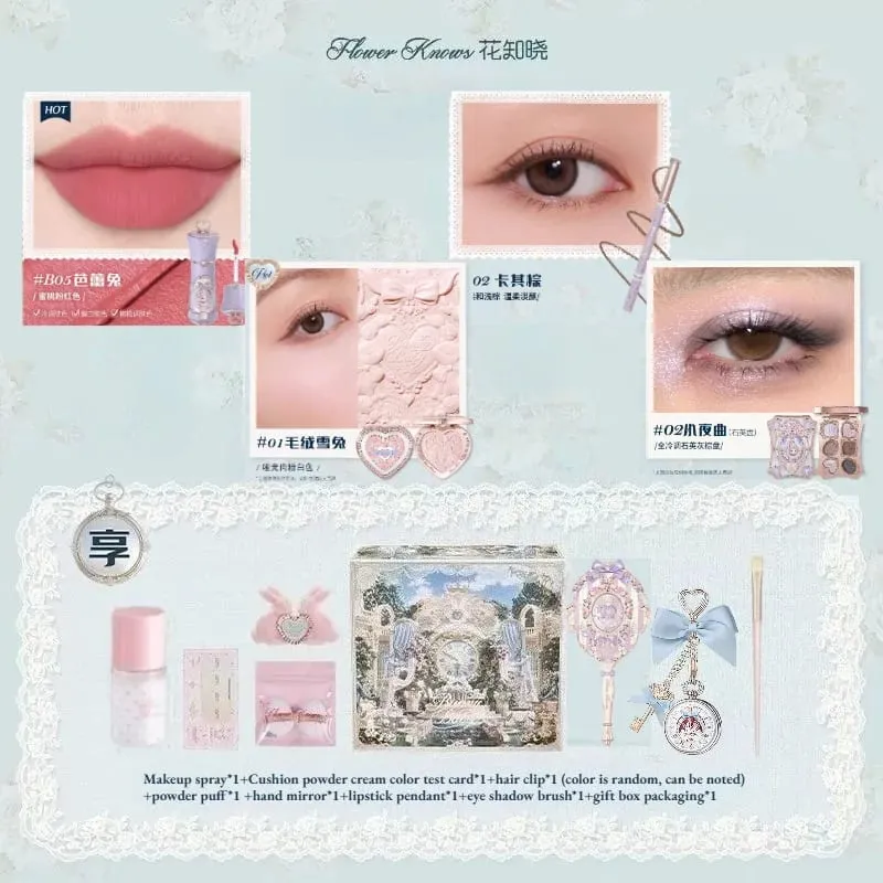 Hoa Biết Dâu Cupid Hộp Bộ Trang Điểm Bộ Mỹ Phẩm Trọn Bộ Bảng Phấn Nén Má Hồng Son Môi Hộp Bí Ẩn — image 10