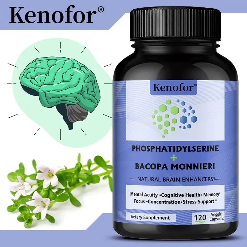 Bổ Sung Phosphatidylserine Cùng Bacopa Monnieri Bổ Não Hỗ Trợ Tư Duy Khỏe Mạnh Trí Nhớ Sáng Tạo — image 1