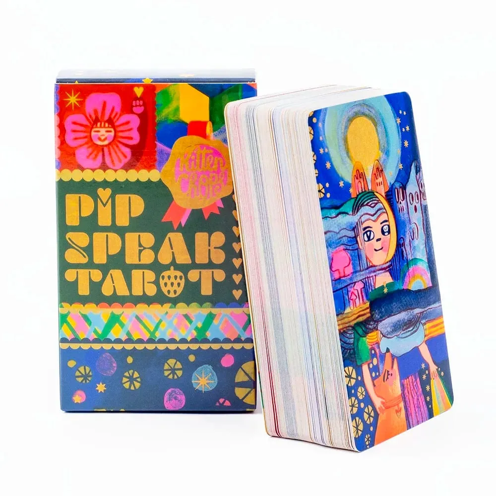 Pipspeak Tarot 10.3*6cm A Delightful 78-card Marseille-style Deck Embrace The Whimsical World of Pip Reading — image 2