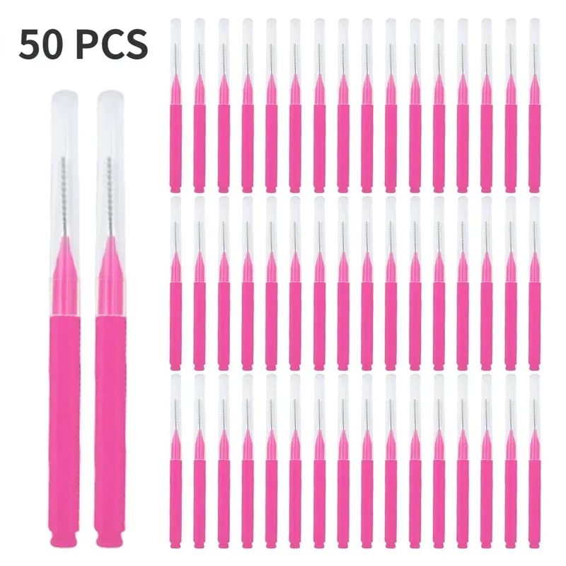 20/50PS Tragbare Mini Augenbraue Pinsel Einweg Wimpern Stirn Heben Pinsel Applikatoren Lash Verlängerung Kamm Schönheit Make-Up-Tools — image 11