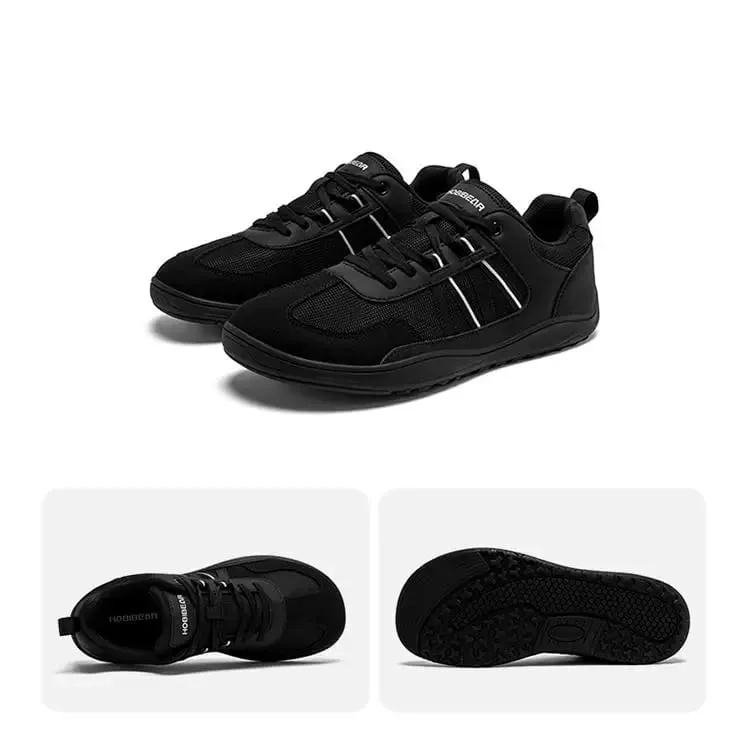Unisex-Schuhe mit breiter Spitze, Barfuß, Zero Drop, minimalistische Sneakers, Mesh-Kunstleder, Patchwork-Schnürschuhe — image 8