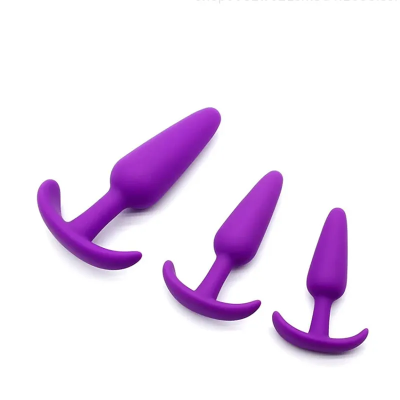 Silikonové dildo Anální kolíky Zarážka na tupo Dilatátor Masážní přístroj prostaty Vaginální stimulátor Sexuální hračky pro dospělé pro muže/ženy Trenér — image 14