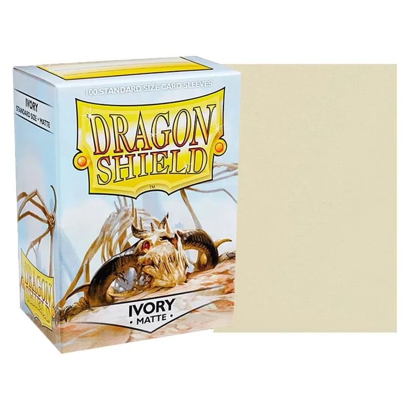 100 PCS/BOX 66x91mm Saiz Standard Demark Dragon Shield Lengan Kad Matte untuk Lengan Kad Permainan Papan MTG/PKM/YGO/TCG