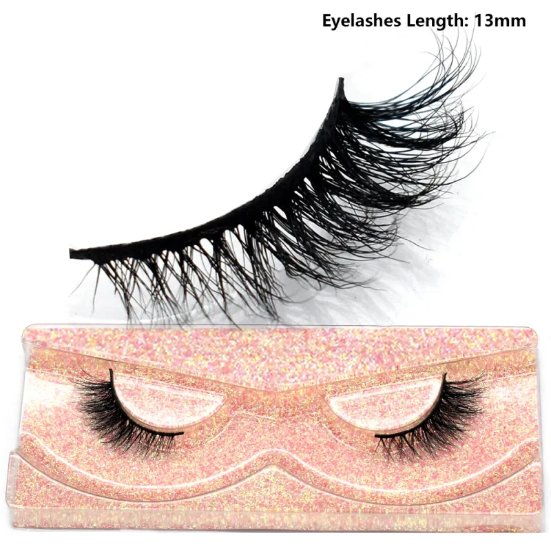 Pestañas de medio ojo, pestañas postizas cortas de visón 3D naturales, tira cruzada fina y esponjosa, pestañas postizas suaves, media extensión de pestañas, maquillaje