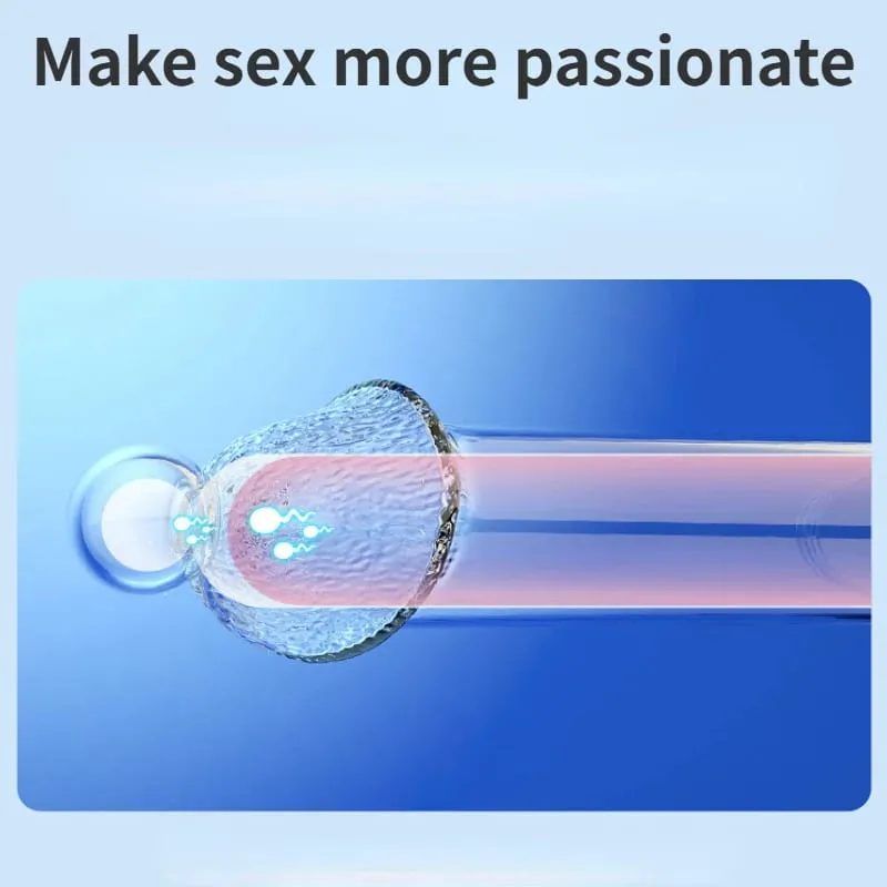 Crystal Penis Sleeve 14cm Lock Sperm Penis Enlargement Sleeve Reduce Sensitivity Condom Delay Ejaculation Sex Toys for Men — image 5