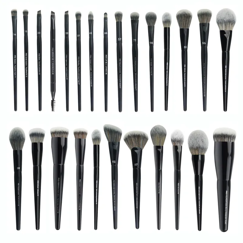 SEP Black Series Makeup Brushes Powder Foundation Concealer Blusher Bronzer Eye Shadow Eyebrow Eyeliner Sculpting Brush Gift — image 1