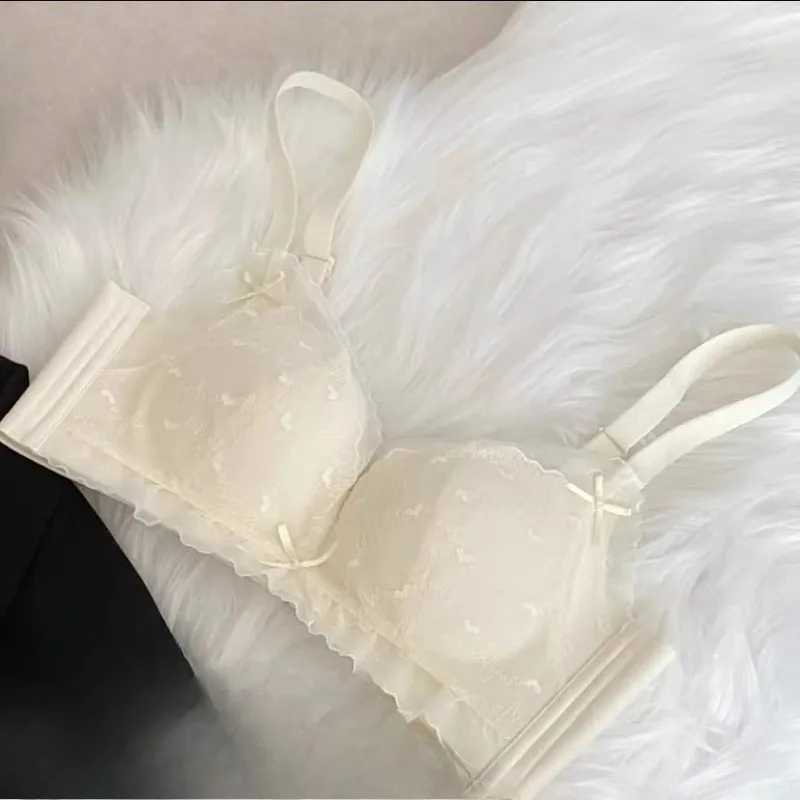MOYISU Pure Desire Breeze Push-Up-BH, kabellos, für kleine Brüste, atmungsaktiv, Anti-Durchhängen, Komfort, Lift-Unterstützung, AB-Cup, Damen S-XL
