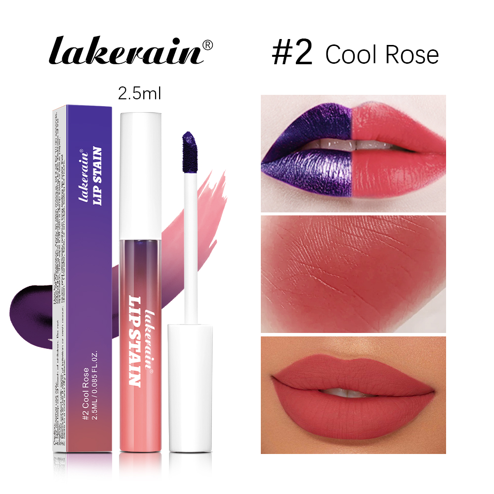 Blading Lipgloss-Set zum Abziehen und Aufkleben, langlebiger, wasserfester rosafarbener Lipgloss, übertragungsbeständig, natürliche Lippenkosmetik, 3 Farben — image 8