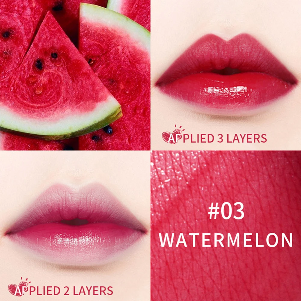 ลิปกลอส Tint แต่งหน้า Cheek Tint Blush Moisturizing Mirror Liquid ลิปสติก Waterproof Long Lasting Lip Glaze เครื่องสำอางค์ — image 10