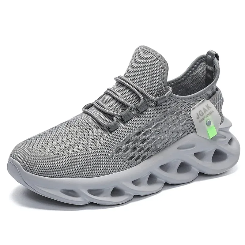 Plus grande taille 49 50 51 52 hommes maille baskets absorbant les chocs chaussures de course respirant décontracté marche athlétique sport formateurs — image 8