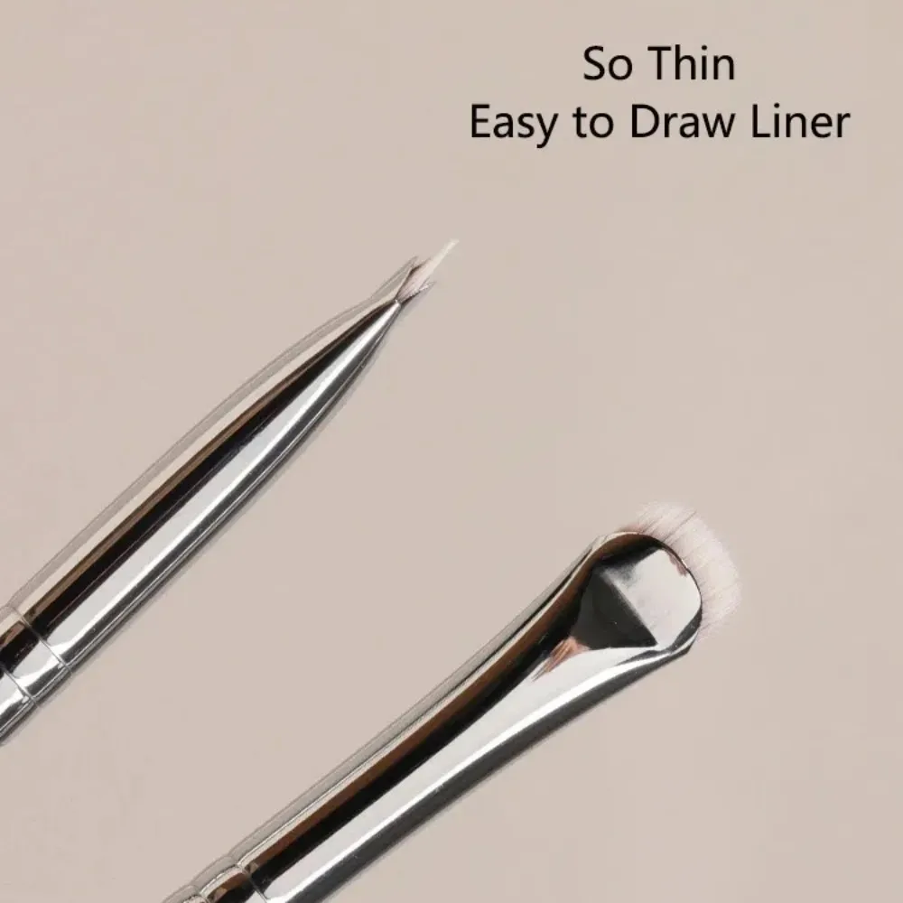 Ny böjd sminkborste tunna små sminkborstar Eye Liner Skarp ögonlock Kosmetisk borste Eye Kosmetiska verktyg — image 3