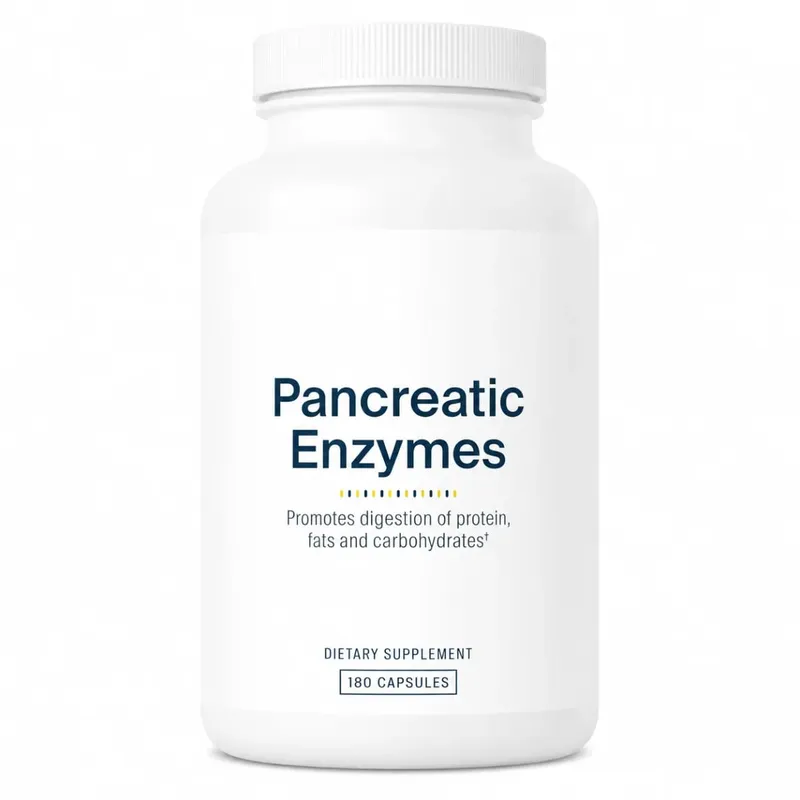 Integratore di enzimi digestivi 180 capsule Miscela di enzimi pancreatici proteasi amilasi lipasi supporta la digestione di proteine, grassi e carboidrati
