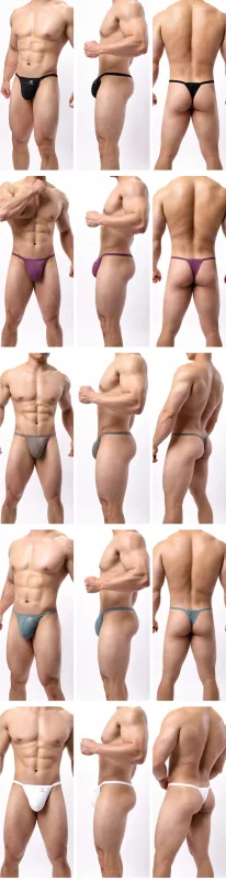 String en tissu respirant à séchage rapide pour hommes, slip confortable, sous-vêtements taille basse, vêtements d'intérieur Sexy, à la mode, pour personnes courageuses — image 8