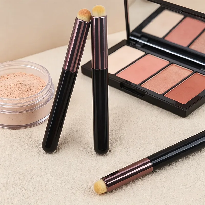 5/10 Uds pincel de maquillaje de labios brochas correctoras y base aplicador de lápiz labial multifuncional labios ojos mezcla de rostros brocha de maquillaje