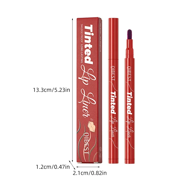 5 Farben Lippenstift Lipliner Nude Matte Lip Liner Pen Nicht trocknend Wasserdicht Plumping Outline The Lips Contour Makeup Beauty — image 7