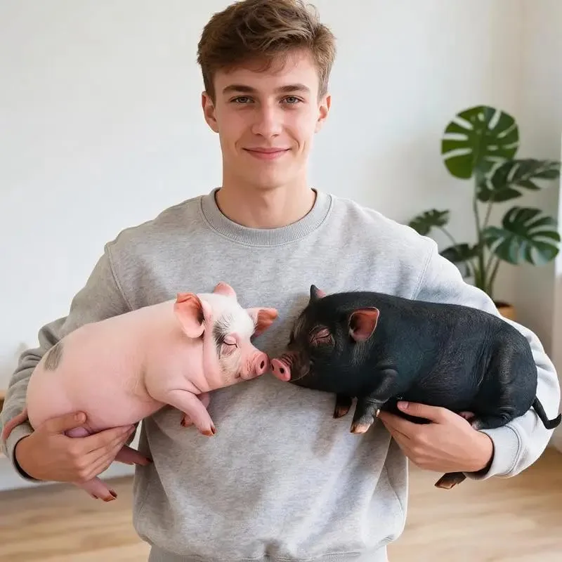 Almofada de pelúcia 3D em forma de porco Almofada decorativa de tecido super macio e confortável para sofá-cama da sala de estar — image 2