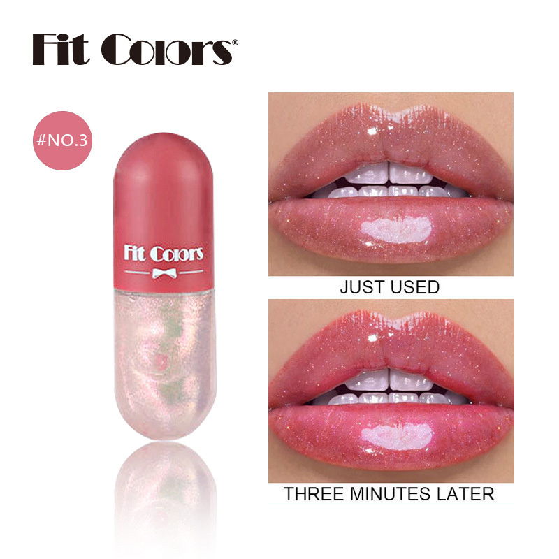 Mini Capsule Liquid Lip Blam Hydratační Transparentní Barva Měnící Lip Plumping Olejové Zrcátko Jelly Plumping Lip Gloss Kosmetika — image 7