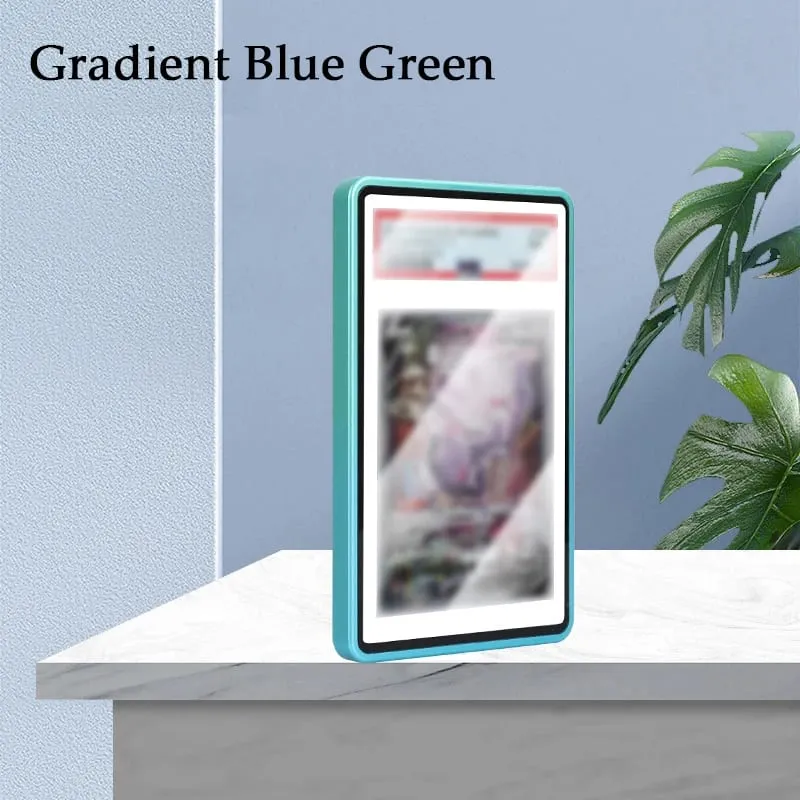 Étui de protection pour cartes classées en alliage d'aluminium, couleur dégradée, pour PSA/BGS, résistant aux UV et aux rayures, support d'affichage pare-chocs pour cartes de commerce — image 8