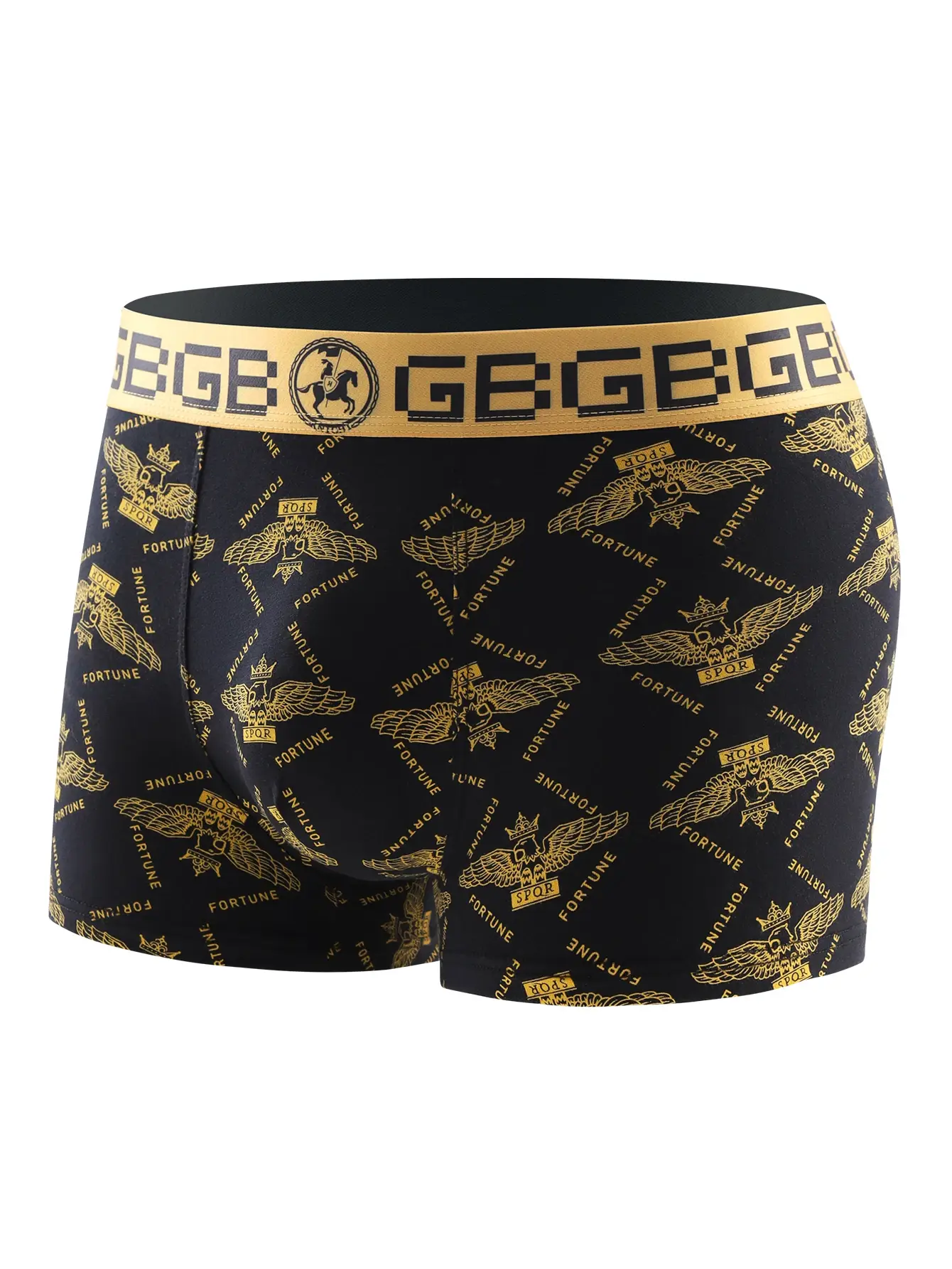 8 Piece Men's Underwear Set Soft Comfortable High Quality Men's Boxer Briefs Panties Black Gold Domineering Selling Men's Pants — image 8