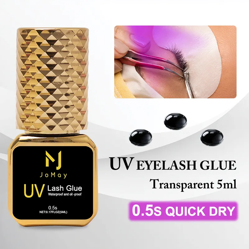0,5 Sek. Wimpernverlängerungskleber, schwarz, schnell trocknend, UV-Wimpernkleber, schwarzer Wimpernkleber, Wimpernentferner für UV-Wimpernverlängerung — image 4