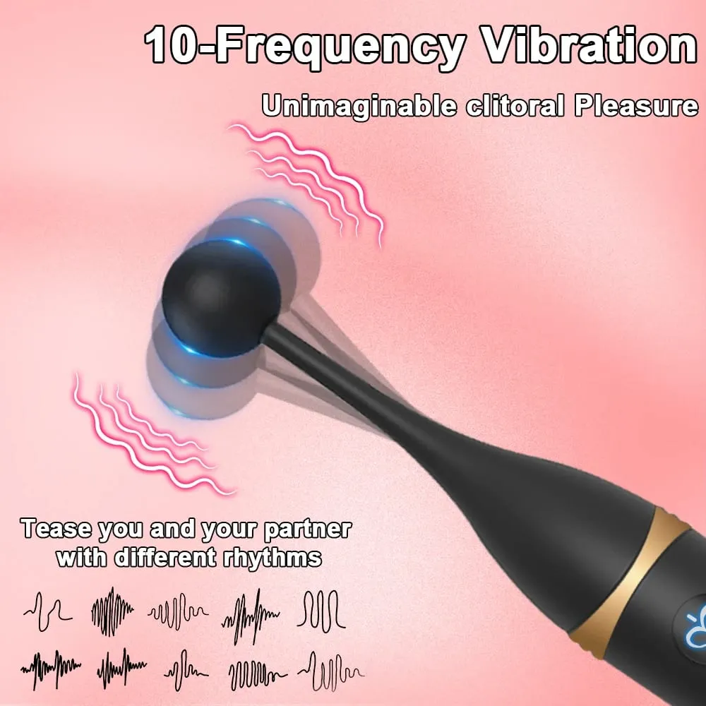 Potente stimolazione del clitoride a 10 frequenze vibratore del punto G 3 testa di ricambio massaggiatore per masturbazione giocattoli sessuali per adulti femminili — image 2