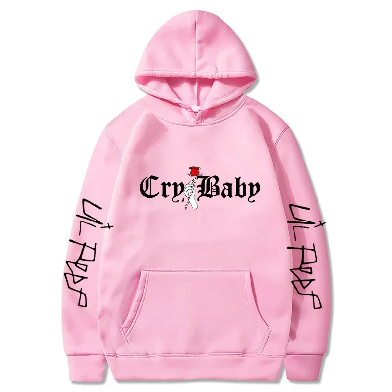 Men's Lil Peep Hoodie – Emo Rap Fan Pullover with "Lil Peep" Sleeve Text – Cozy Unisex Streetwear for Concerts casual Wear — image 13