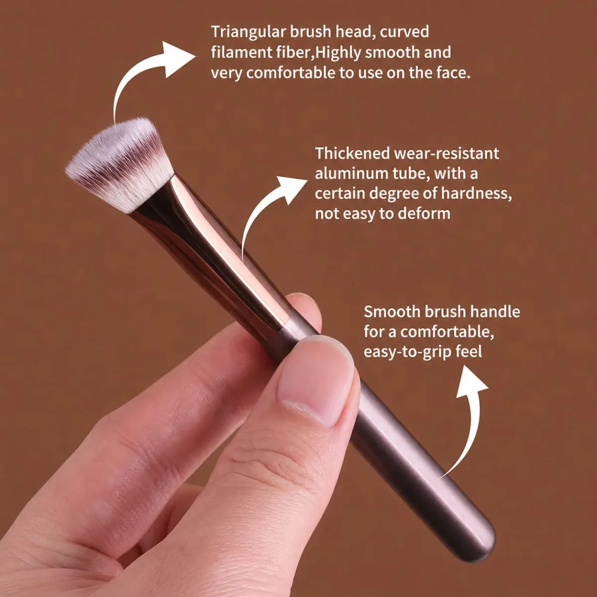 Profesjonalny zestaw pędzli do makijażu Przenośne podróżne dwustronne pędzle do makijażu Wielofunkcyjne narzędzia kosmetyczne w — image 4
