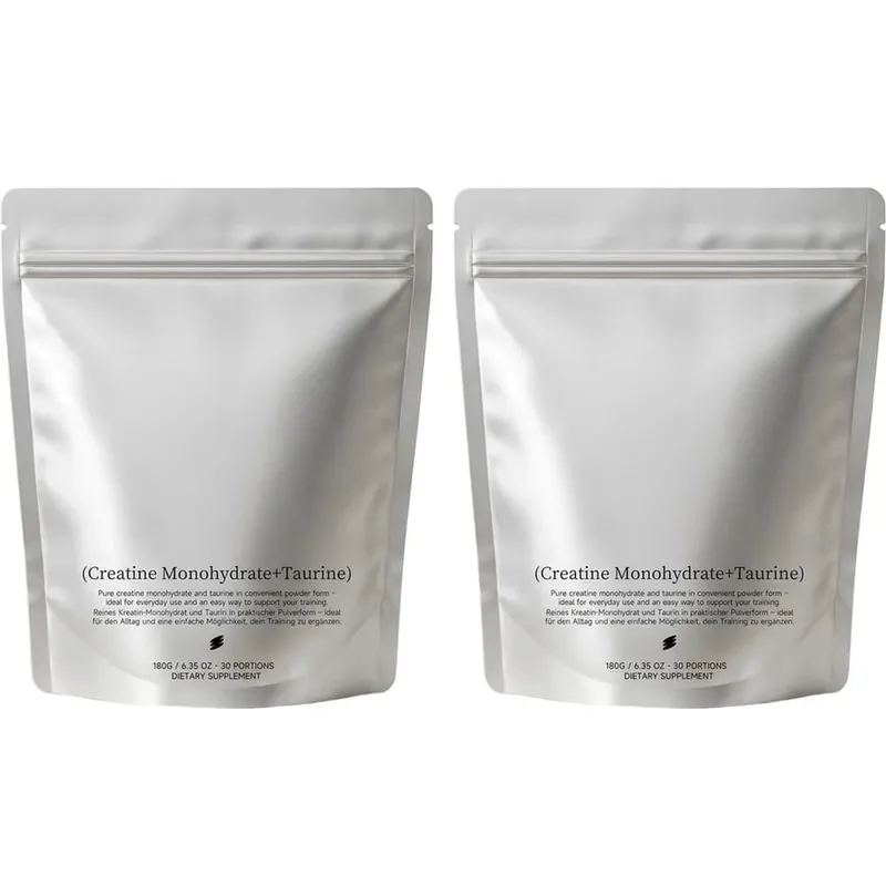 Creatine Monohydrate Taurine Powder Pure Unflavored Muscle Strength & Endurance Support Quick Dissolve 180g - 30 Servings — image 8