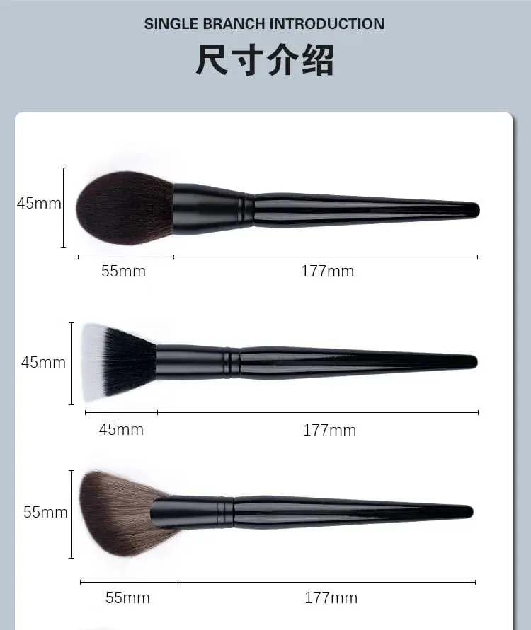 1-teiliges Make-up-Pinsel-Set für Puderkonturen, Scott Make-up-Pinsel, Rouge, Highlight-Falte, Foundation, Lidschatten, Augenbrauen, kosmetische Werkzeuge