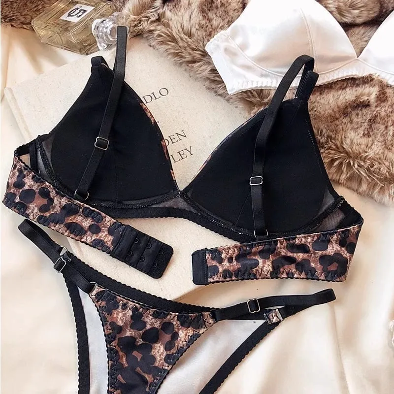 Femmes sous-vêtements Sexy coupe triangulaire soutien-gorge ensemble petite poitrine haut soutien-gorge confortable Push Up soutien-gorge respirant sous-vêtements sans couture — image 3