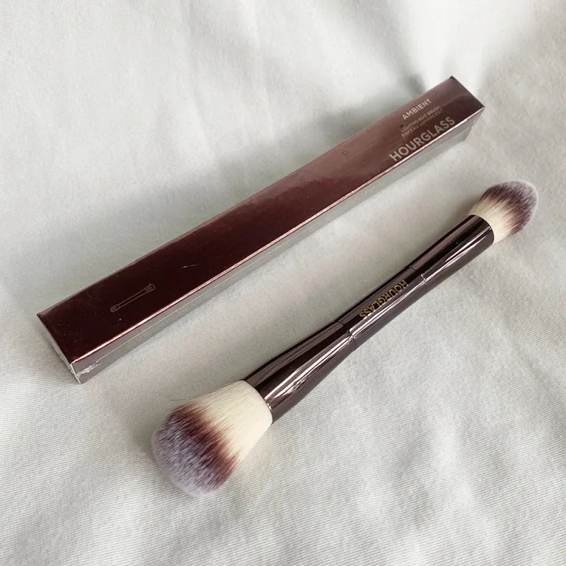 แปรงแต่งหน้านาฬิกาทราย Face Large Powder Blush Foundation Contour Highlight Blending Retractable Kabuki เครื่องสำอางค์แปรงเครื่องมือ — image 13