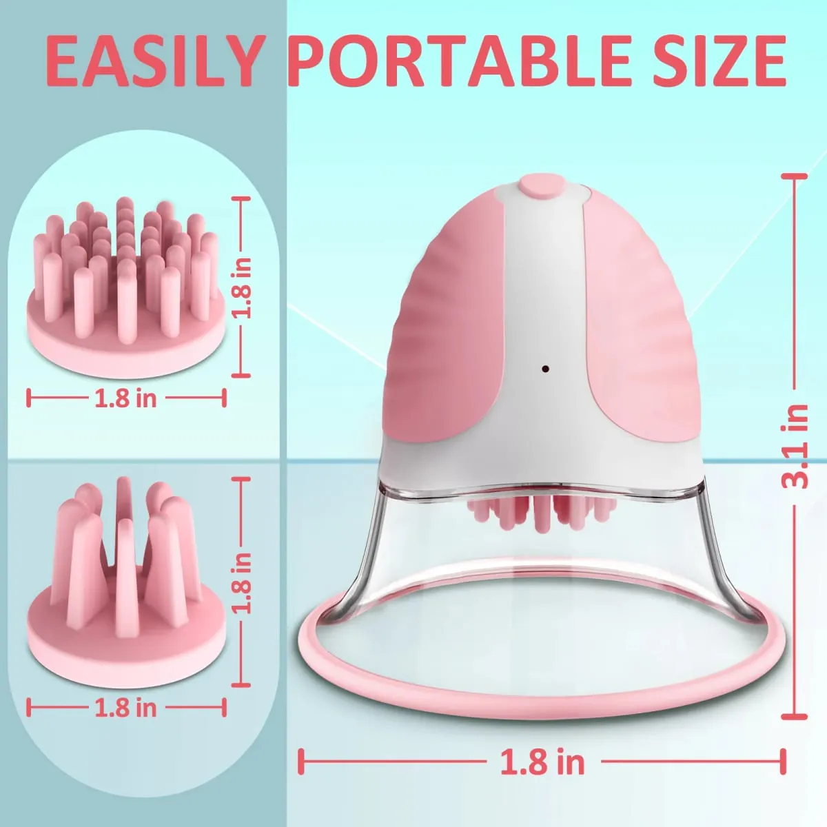 Nipple Licking Vibrator Breast Massager Stimulation Soft Tongue Licker Waterproof Adult Sex Toy for Women — image 5