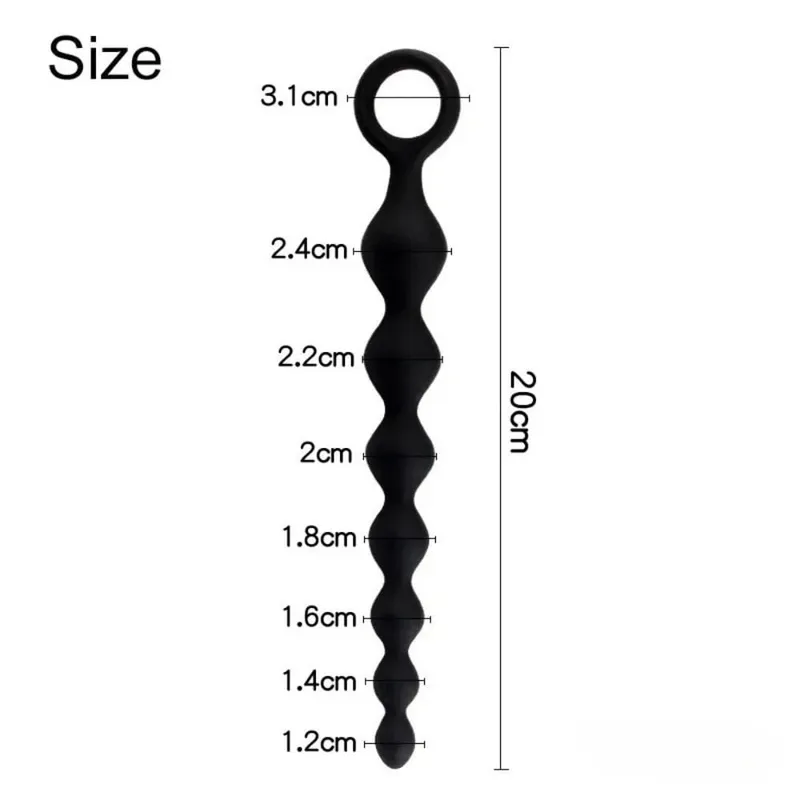 Silicone Mềm Hậu Môn Bóng Cắm Tuyến Tiền Liệt Kích Thích Mông Hạt Cắm Kéo Vòng Người Lớn Tán Tỉnh Đồ Chơi Tình Dục Dành Cho Nữ cặp Đôi Đồng Tính