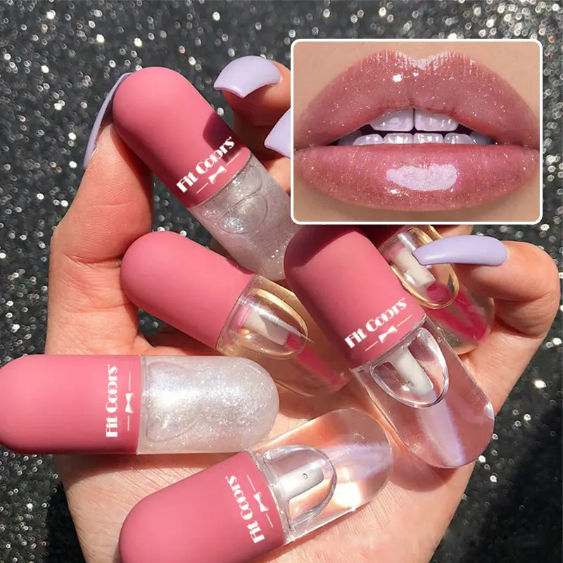 Mini Capsule Liquid Lip Blam Hydratační Transparentní Barva Měnící Lip Plumping Olejové Zrcátko Jelly Plumping Lip Gloss Kosmetika — image 2