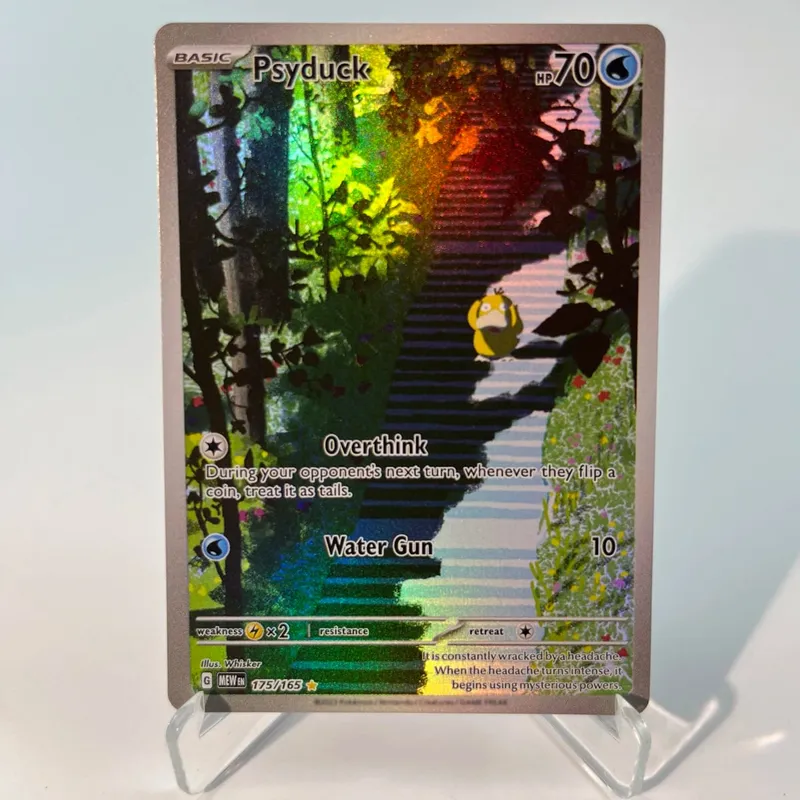 Pokémon 151 PKM Cards PTCG3-D Bulbasaur Squirt Rainbow Gengar ex Holographic Ex GX Rare Collection Battle Toys Hadiah untuk Hobi — image 17