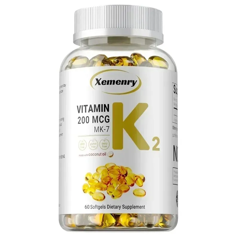 Suplemen Vitamin K2 MK-7 - Menyokong Penyerapan Kalsium Tulang Imuniti Sendi dan Kesihatan Jantung Mudah Ditelan — image 10