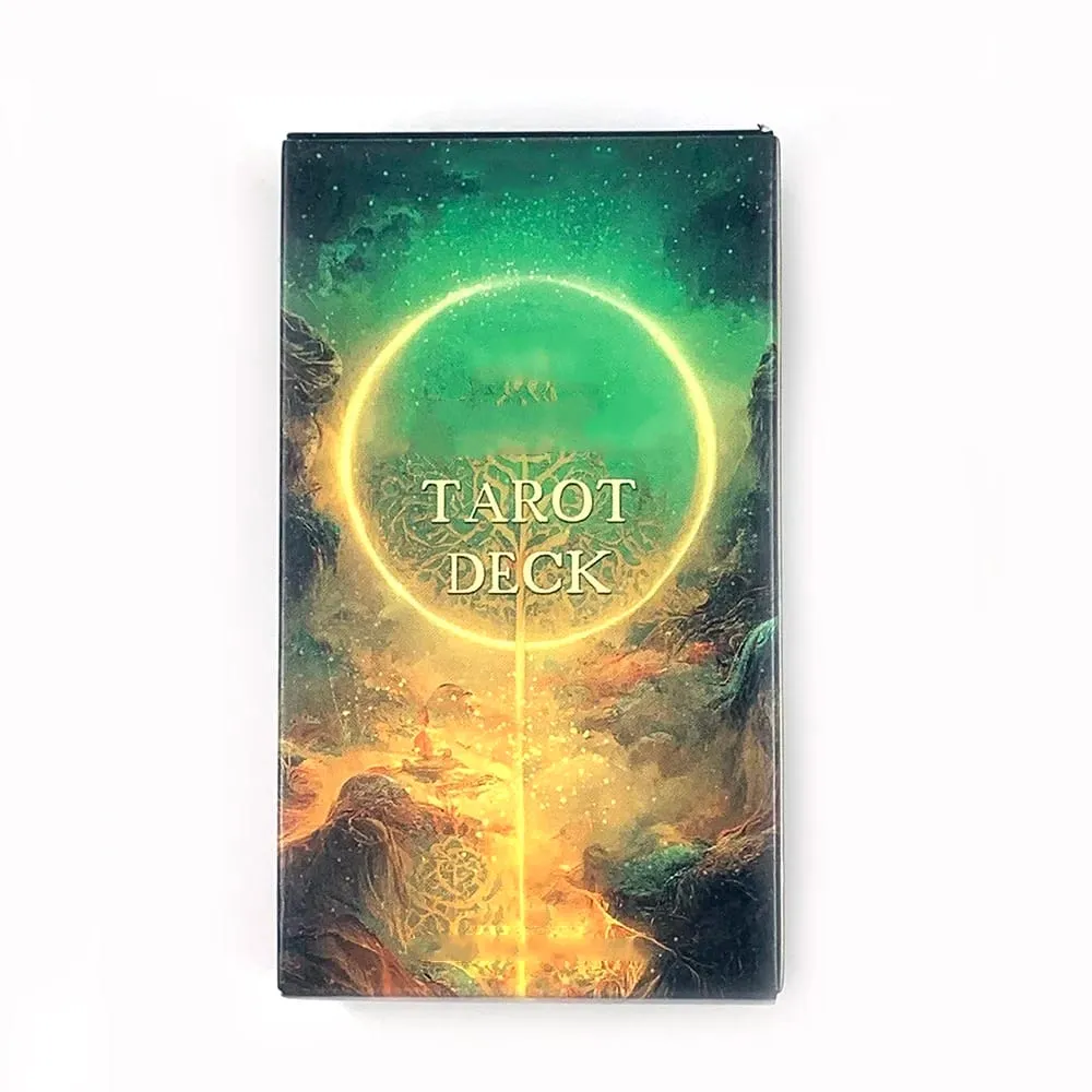 ดาดฟ้าไพ่ทาโรต์ 78 ชิ้นการ์ดดาดฟ้าโชคชะตาทำนายตารางเกมครอบครัวพรรคความบันเทิงเกมเครื่องมือจิตวิญญาณคำแนะนำและนักสะสม — image 2