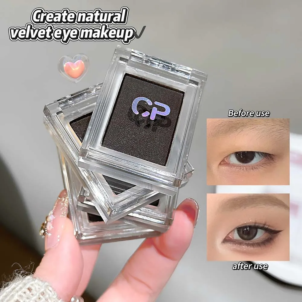 1Pc Dark Brown Eyeliner Cream Waterproof Beauty Cosmetics Long Lasting Gel Eyeshadow 2 in 1 Makeup Tool Matte Eye Liner — image 6